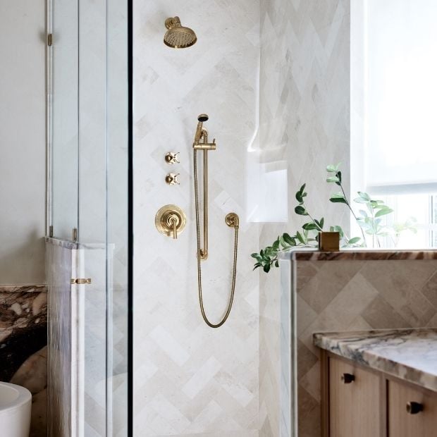 walk in shower with spacious luxury design (1)