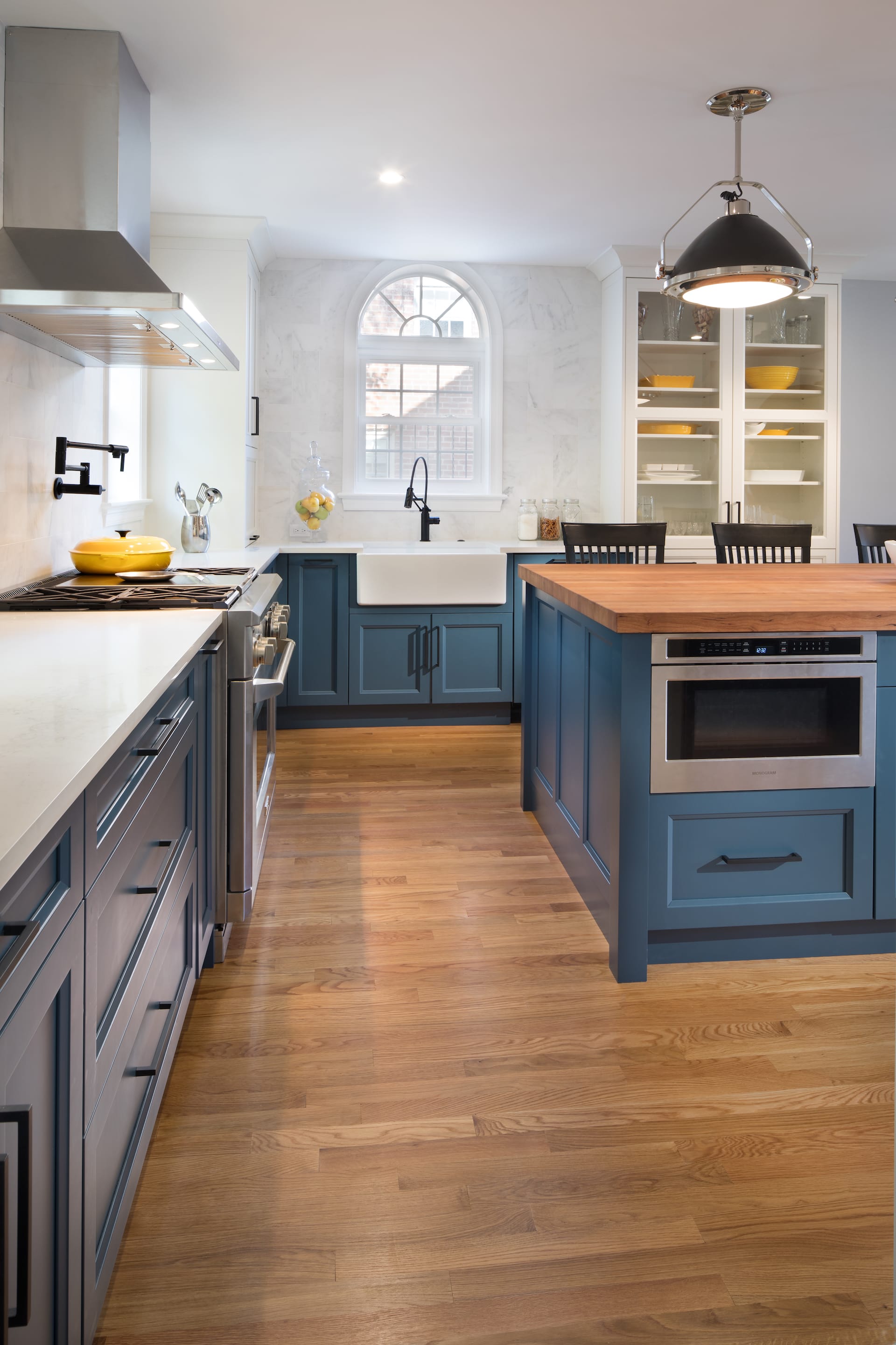 The Monogrammed Butcher Block Kitchen Island