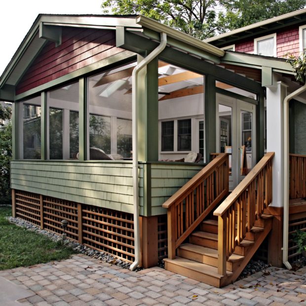 Screened Porch and Garage in Sherrier Place, Washington, DC