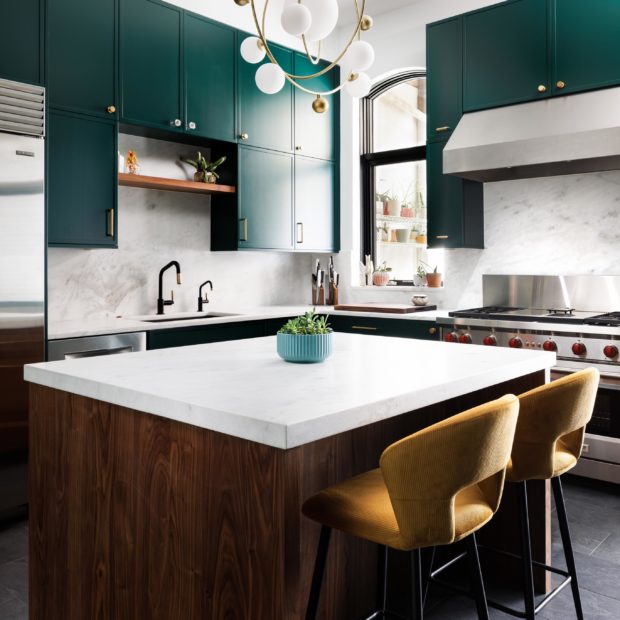 Emerald Green Kitchen in Shaw, Washington, DC