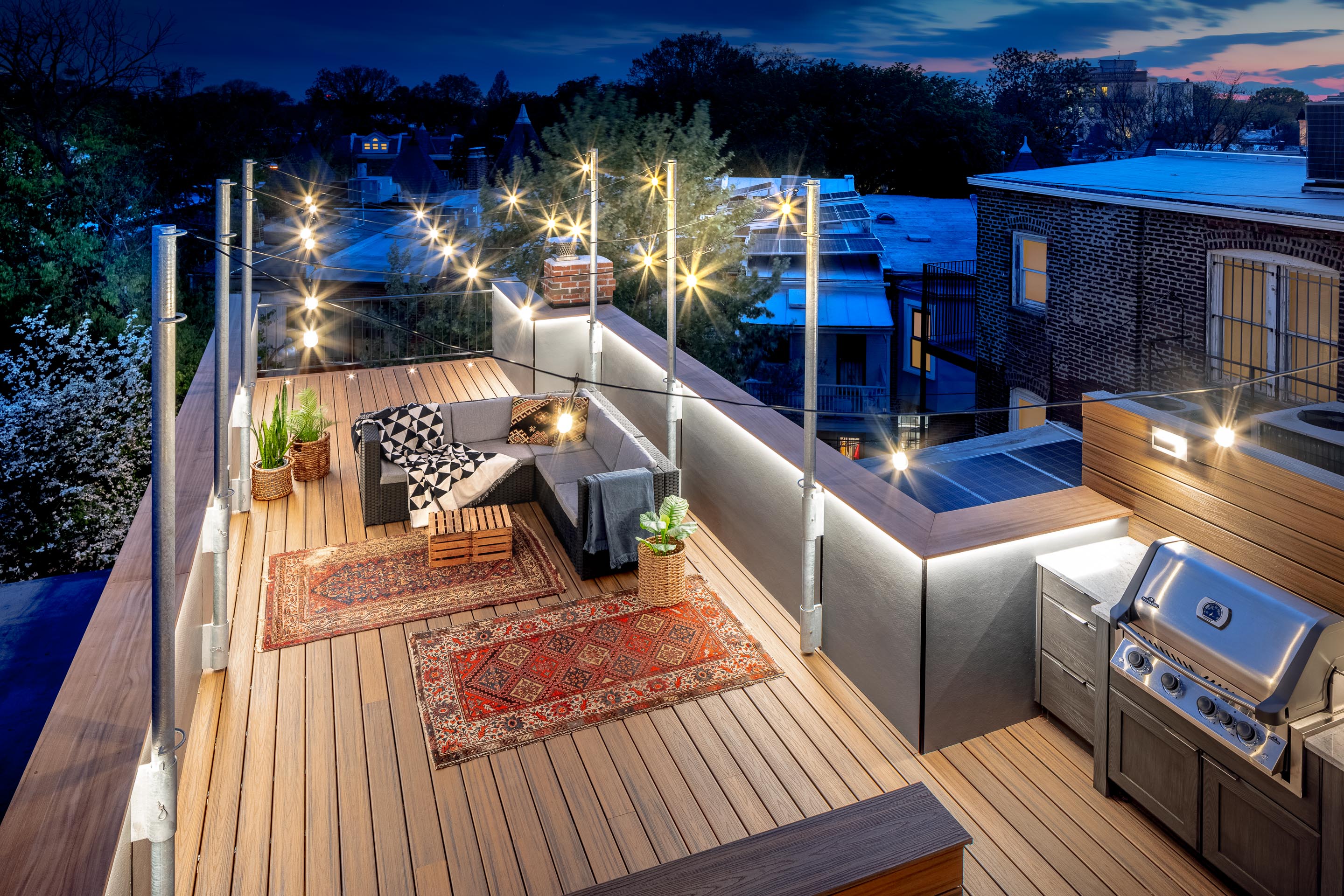 Modern Roof Deck Addition In Capitol Hill Washington Dc Four