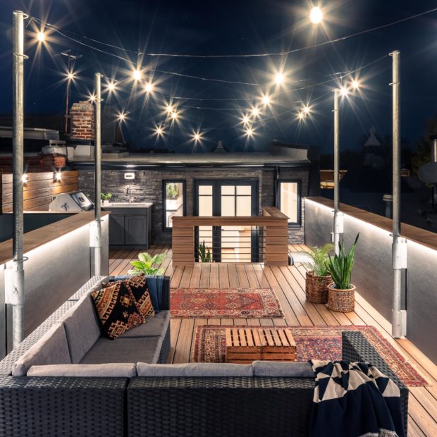 Modern Roof Deck Addition in Capitol Hill, Washington, DC